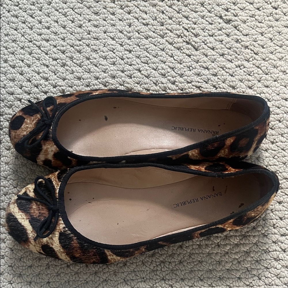 Banana Republic Leopard Print Flats